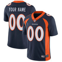 Youth Nike Denver Broncos Customized Blue Limited Vapor Untouchable Authentic Stitched NFL Jerseys