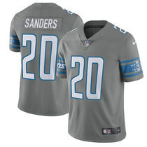 Youth Nike Detroit Lions #20 Barry Sanders Grey Rush Authentic stitched NFL jersey