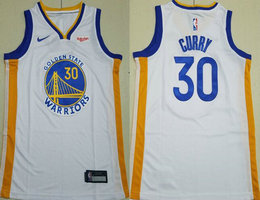 Youth Nike Golden State Warriors #30 Stephen Curry White NBA jersey