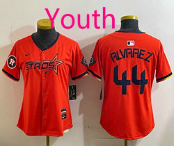 Youth Nike Houston Astros #44 Yordan Alvarez Red Joint Stitched MLB Jersey