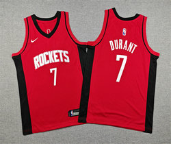 Youth Nike Houston Rockets #7 Kevin Durant Red Authentic Stitched NBA Jersey