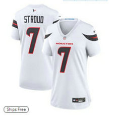 Youth Nike Houston Texans #7 C.J. Stroud 2024 White Authentic stitched NFL jersey