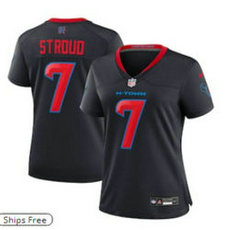 Youth Nike Houston Texans #7 C.J. Stroud Navy 2and Authentic stitched NFL jersey