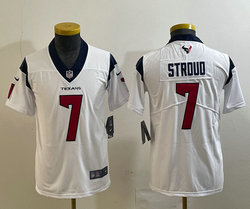 Youth Nike Houston Texans #7 C.J. Stroud White Vapor Untouchable Authentic stitched NFL jersey