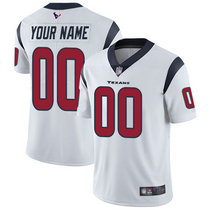Youth Nike Houston Texans Customized White Limited Vapor Untouchable Authentic Stitched NFL Jerseys