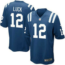 Youth Nike Indianapolis Colts #12 Andrew Luck Blue Authentic stitched NFL jersey