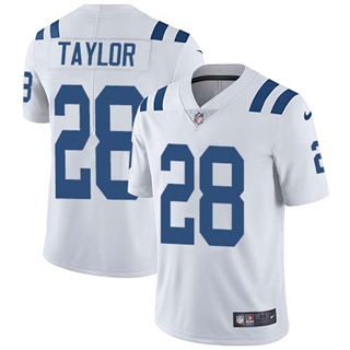 Youth Nike Indianapolis Colts #28 Jonathan Taylor White Vapor Untouchable Authentic Stitched NFL Jersey