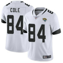 Youth Nike Jacksonville Jaguars #84 Keelan Cole White Vapor Untouchable Authentic stitched NFL jersey