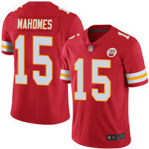 Youth Nike Kansas City Chiefs #15 Patrick Mahomes II Red Vapor Untouchable Authentic stitched NFL jersey