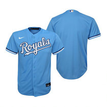 Youth Nike Kansas City Royals #Blank Light Blue Game Authentic Stitched MLB Jersey