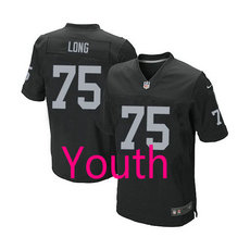 Youth Nike Las Vegas Raiders # 75 Howie Long black jersey