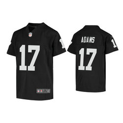 Youth Nike Las Vegas Raiders #17 Davante Adams Black Vapor Untouchable Authentic Stitched NFL Jersey