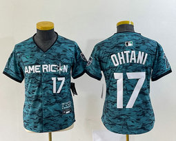 Youth Nike Los Angeles Angels of Anaheim #17 Shohei Ohtani 2023 All Star Authentic Stitched MLB Jersey