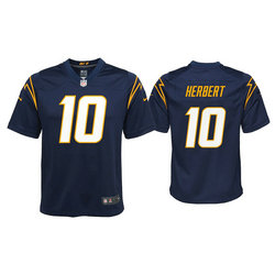 Youth Nike Los Angeles Chargers #10 Justin Herbert Navy Blue Vapor Untouchable Authentic Stitched NFL Jersey