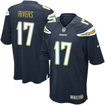 Youth Nike Los Angeles Chargers #17 Philip Rivers Navy blue Authentic stitched NFL jersey