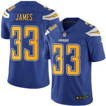 Youth Nike Los Angeles Chargers #33 Derwin James Electric Blue Rush Authentic Stitched NFL Jersey