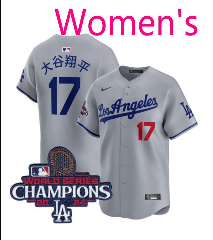 Youth Nike Los Angeles Dodgers #17 大谷翔平 Gray Los Angeles Champions Jersey