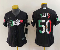 Youth Nike Los Angeles Dodgers #50 Mookie Betts Fashion champion Authentic Stitched MLB Jersey