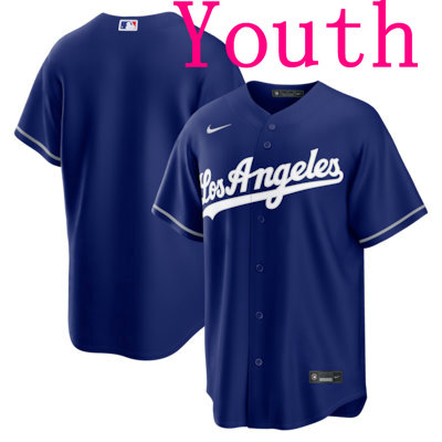 Youth Nike Los Angeles Dodgers Blank Blue Los Angeles Front Jersey