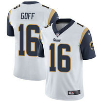 Youth Nike Los Angeles Rams #16 Jared Goff White Vapor Untouchable Authentic Stitched NFL Jersey
