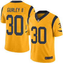 Youth Nike Los Angeles Rams #30 Todd Gurley II Gold Authentic stitched NFL jersey
