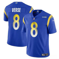 Youth Nike Los Angeles Rams #8 Jared Verse Blue 2024 Draft Vapor Untouchable Stitched Football Jersey
