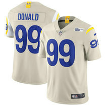 Youth Nike Los Angeles Rams #99 Aaron Donald 2020 Cream Vapor Untouchable Limited Authentic Stitched NFL Jerseys