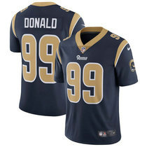 Youth Nike Los Angeles Rams #99 Aaron Donald Navy Blue Vapor Untouchable Authentic Stitched NFL Jersey