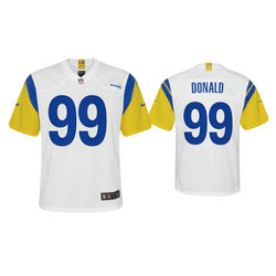 Youth Nike Los Angeles Rams #99 Aaron Donald White Vapor Untouchable Authentic Stitched NFL Jerseys