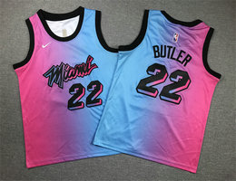 Youth Nike Miami Heat #22 Jimmy Butler City Authentic Stitched NBA Jersey