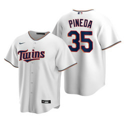 Youth Nike Minnesota Twins #35 Michael Pineda White Game Authentic Stitched MLB jersey