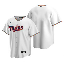 Youth Nike Minnesota Twins Blank White Game Authentic Stitched MLB jersey