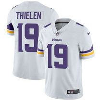 Youth Nike Minnesota Vikings #19 Adam Thielen White Vapor Untouchable Authentic stitched NFL jersey
