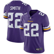 Youth Nike Minnesota Vikings #22 Harrison Smith Purple Vapor Untouchable Limited Authentic Stitched NFL Jersey