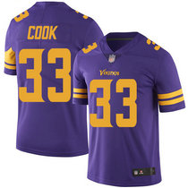 Youth Nike Minnesota Vikings #33 Dalvin Cook Purple Rush Authentic stitched NFL jersey