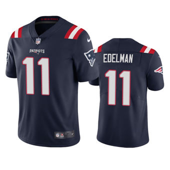 Youth Nike New England Patriots #11 Julian Edelman 2020 Navy Blue Vapor Untouchable NFL Jersey