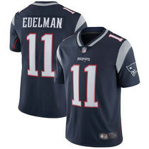 Youth Nike New England Patriots #11 Julian Edelman Blue Vapor Untouchable Authentic Stitched NFL Jersey