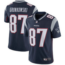 Youth Nike New England Patriots #87 Rob Gronkowski Blue Vapor Untouchable Limited Authentic Stitched NFL Jersey