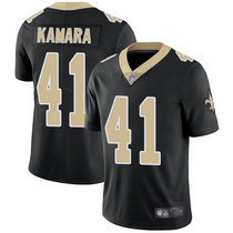 Youth Nike New Orleans Saints #41 Alvin Kamara Black Vapor Untouchable Authentic Stitched NFL Jersey