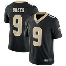 Youth Nike New Orleans Saints #9 Drew Brees Black Vapor Untouchable Limited Authentic Stitched NFL Jersey