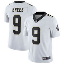 Youth Nike New Orleans Saints #9 Drew Brees White Vapor Untouchable Authentic Stitched NFL Jersey