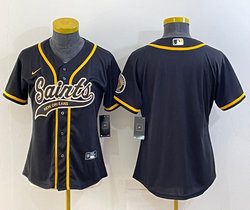 Youth Nike New Orleans Saints Blank Black Joint Authentic Stitched baseball jersey