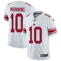 Youth Nike New York Giants #10 Eli Manning White Vapor Untouchable Authentic Stitched NFL Jersey