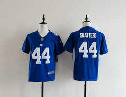 Youth Nike New York Giants #44 Cam Skattebo Blue NFL Jersey
