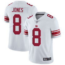 Youth Nike New York Giants #8 Daniel Jones White Vapor Untouchable Authentic stitched NFL jersey