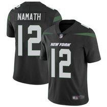 Youth Nike New York Jets #12 Joe Namath Black Vapor Untouchable Authentic Stitched NFL Jersey