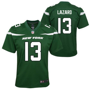 Youth Nike New York Jets #13 Allen Lazard Green Vapor Untouchable Authentic Stitched NFL Jersey