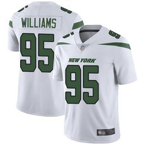 Youth Nike New York Jets #95 Quinnen Williams White Vapor Untouchable Authentic Stitched NFL Jersey