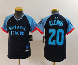 Youth Nike New York Mets #20 Pete Alonso 2024 All Star MLB Jersey