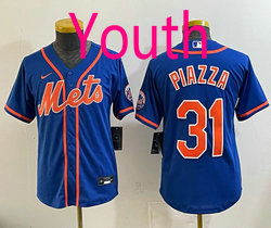 Youth Nike New York Mets #31 Mike Piazza Blue Stitched MLB Jersey